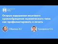 Острые нарушения мозгового кровообращения ишемического типа: как профилактировать и лечить