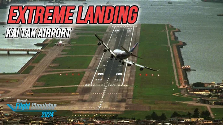 💀Most Dangerous Approach KAI TAK AIRPORT ✈ FLIGHT SIMULATOR 2024 ultra graphics