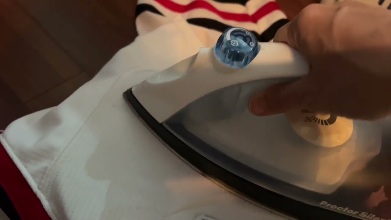 How to iron on Captain and Assistant letters onto hockey jerseys