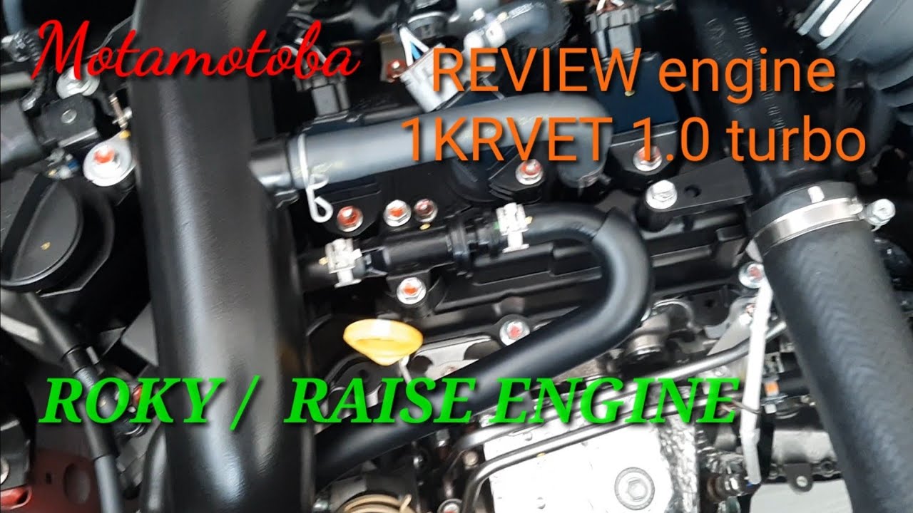 Review Engine Toyota Raise Roky 1krve T 1 0 Turbo Wastegate Youtube