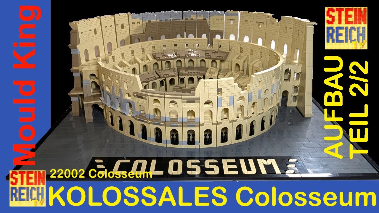 Mould King 22002 &ndash; Set Mattoncini Per Costruire Il Colosseo &ndash; 6466 Pezzi &ndash; Architettura MOC