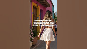 How I use AI avatars + faceless content to drive traffic & make daily sales 👇🏽 #digitalavatar