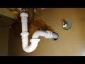 How to Plumb a Drain -  Sink Drain Pipes