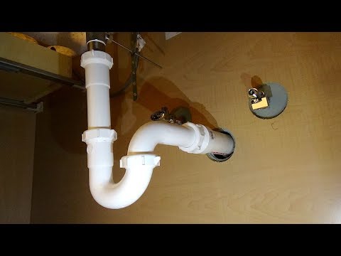 How to Plumb a Drain -  Sink Drain Pipes