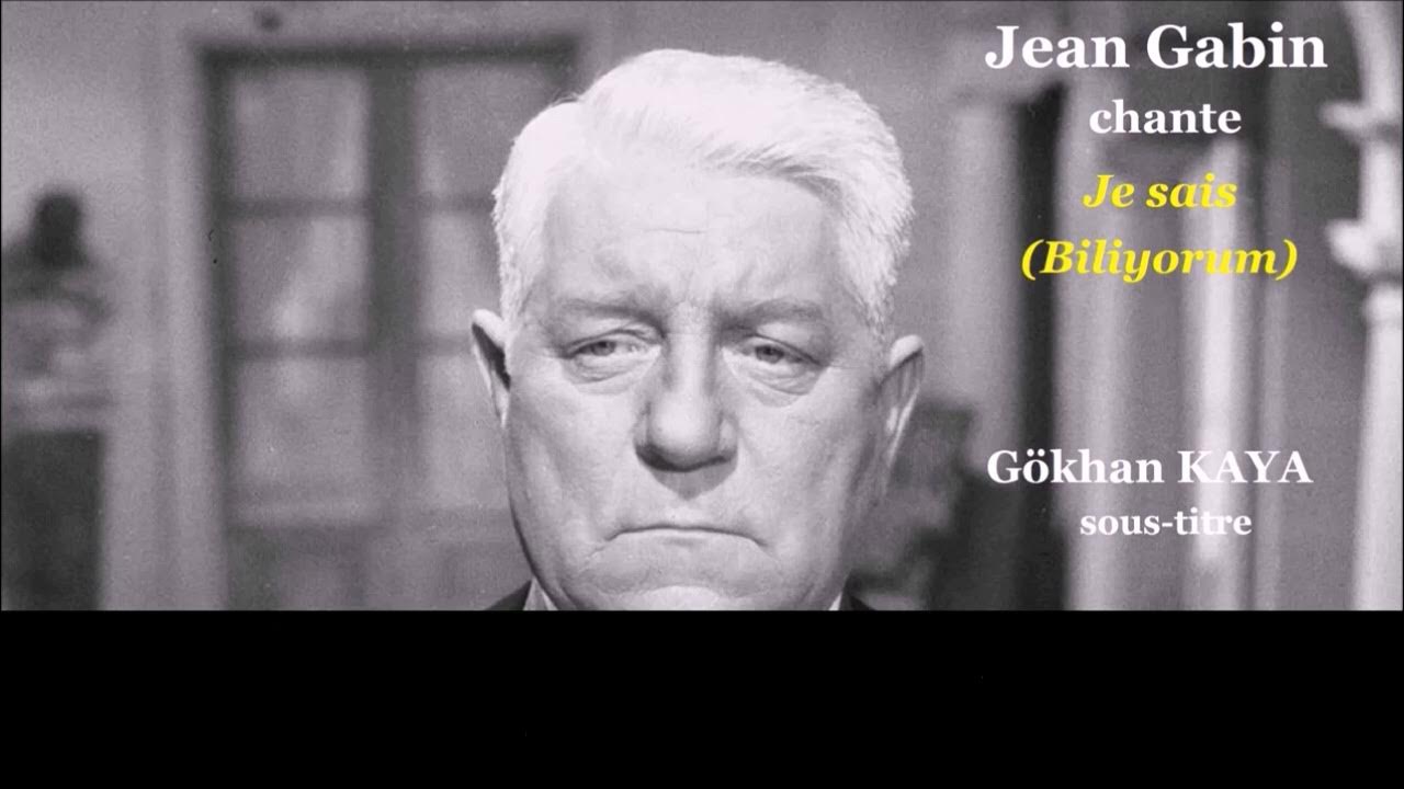 Jean gabin je promo sais