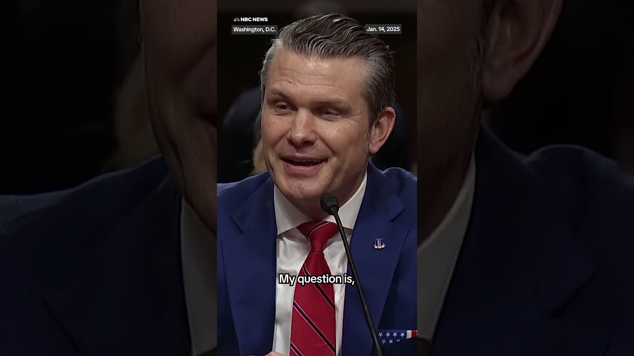 Democratic senator asks Pete Hegseth if he’d use military force to seize Greenland