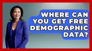 Where Can You Get Free Demographic Data? - Demographic Data Answers