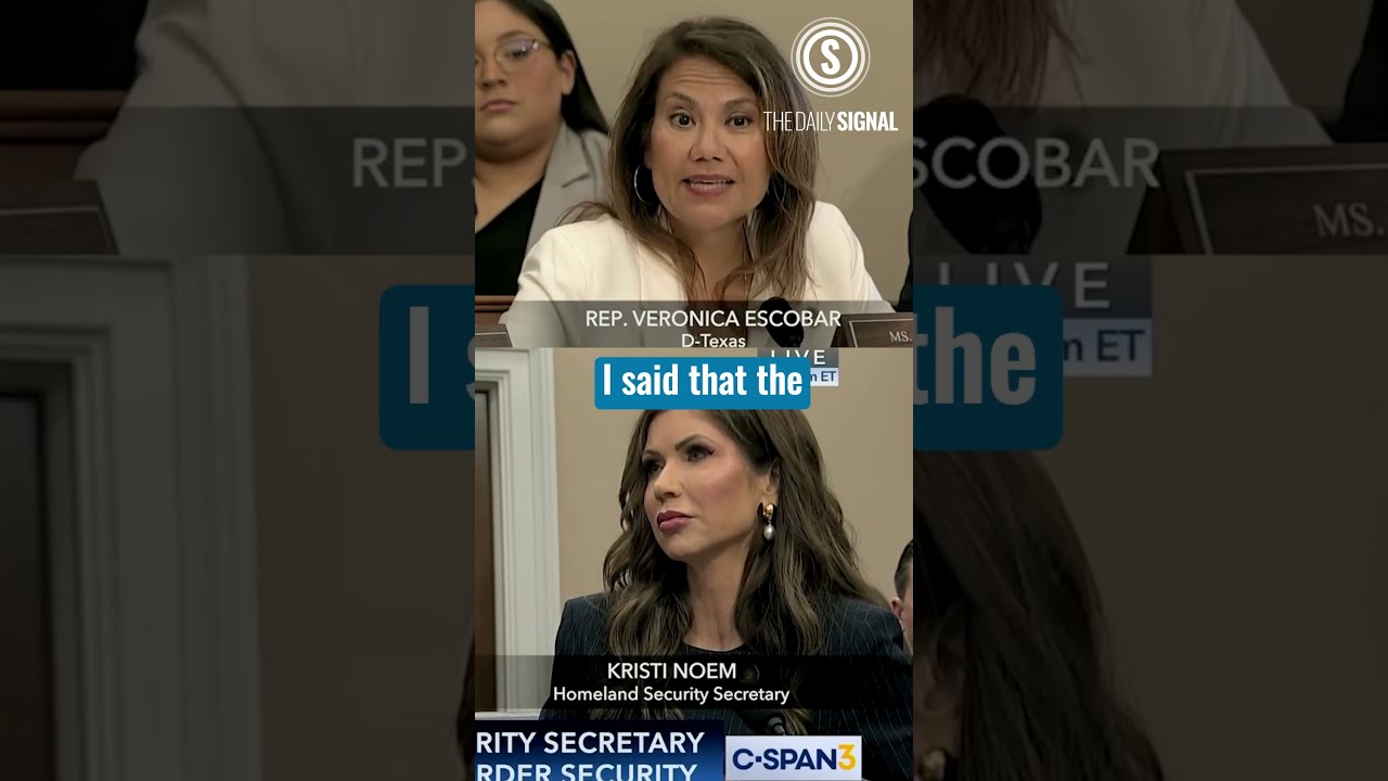 Democrat Rep Refuses To Let DHS S Kristi Noem Respond Deportation Lie