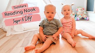 Toddler Reading Nook | DIY Ikea Spice Racks | Twin Mom