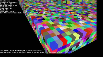 Cube World Project (made with XNA)