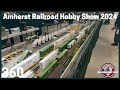 Amherst Railroad Hobby Show 2024 | 360 degree walkthough experience of the Young Building