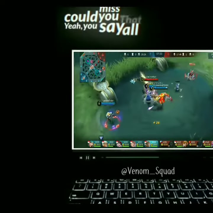 Story WA Chou Montage laptop gaming || Mobile Legends Bang-Bang
