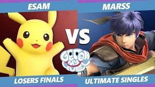 GOML 2019 SSBU - PG | Marss (Ike) Vs. PG | ESAM (Pikachu) Smash Ultimate Tournament Losers Finals