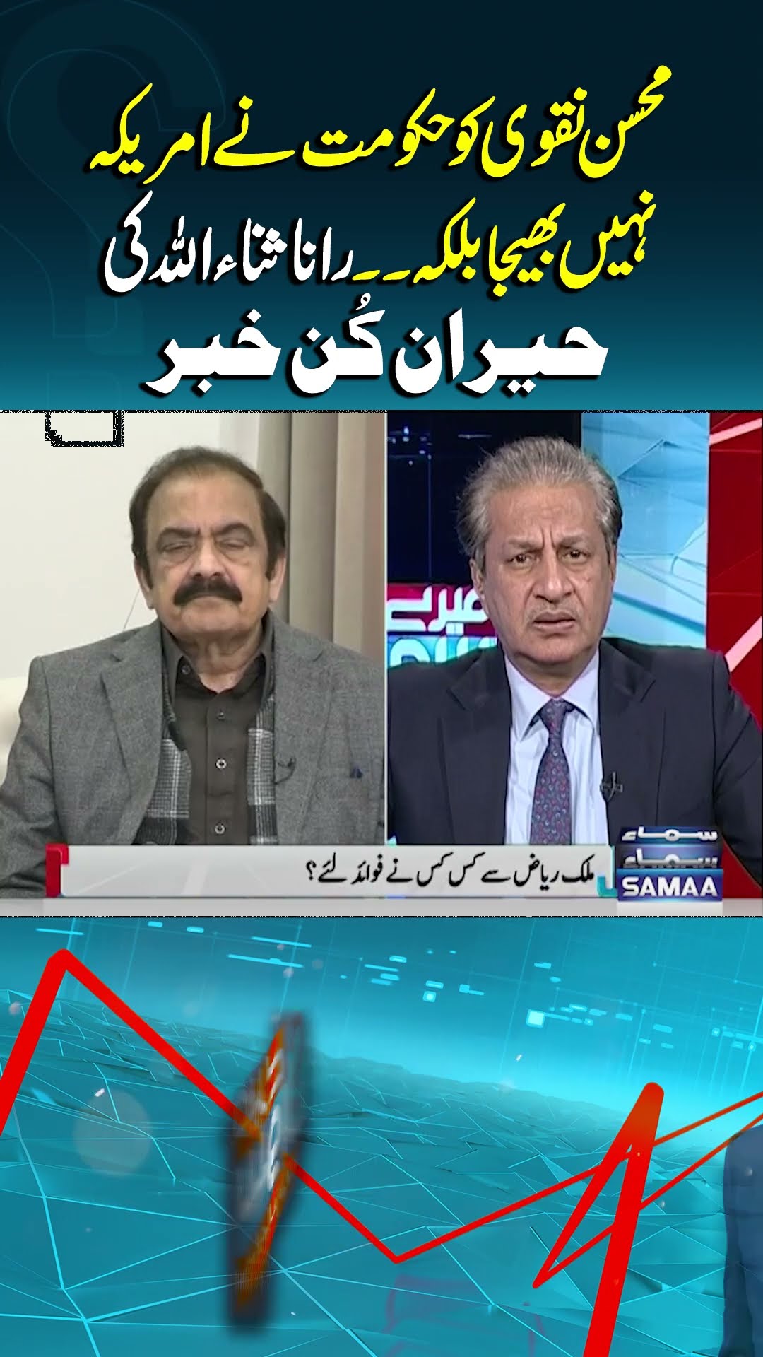 Rana Sanaullah’s Shocking Statement About Mohsin Naqvi | Mere Sawal | #trendingshorts