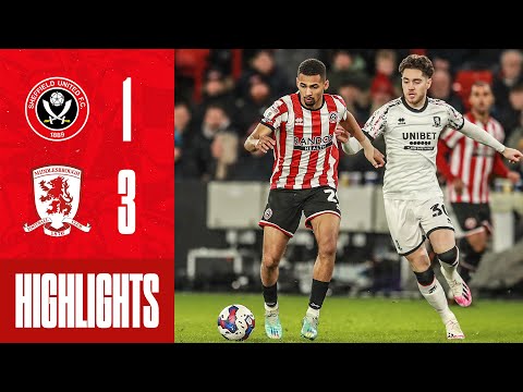 Sheffield Utd Middlesbrough Goals And Highlights