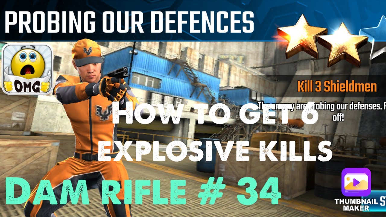 Probing Our Defenses, Sniper Strike Special Ops mission #34- Dam (rifle/zone 15)