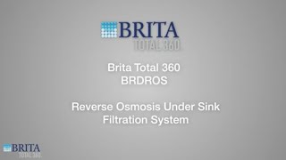 Brita Total 360 BRDROS Reverse Osmosis Under Sink Filtration System