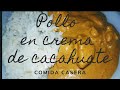 &quot;POLLO EN CREMA DE CACHAHUATE&quot;