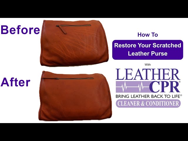How To Remove Leather Scratches & Scuffs 