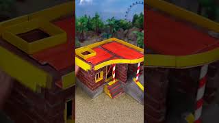 Building a dream mansion storey house and car parking with mini bricks #minibricks #building #diy