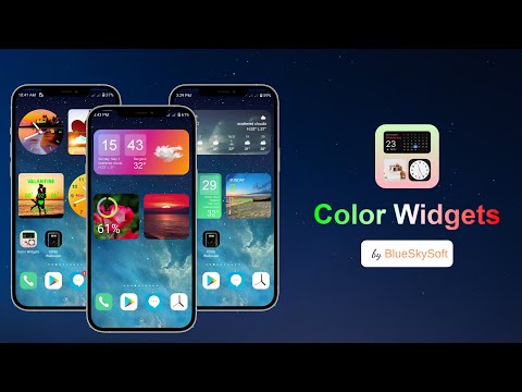 Widgets iOS 17 - Kleurenwidgets