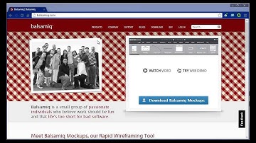 Balsamiq Mock up Tool for Websites and Applications