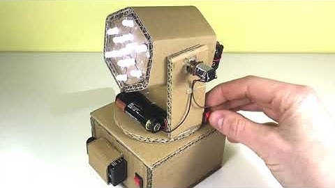 Moving Head Light can also be made at home
