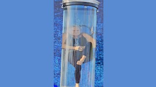 Lady Houdini, Kristen Johnson, Escape Artist Water Torture Cell Coastal Carolina Fair 10/28/2023