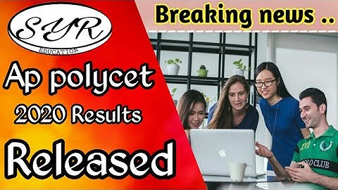 Ap polycet Results Released 2020 - Ap polycet Result 2020 - Check your polycet Results - SyR Educati
