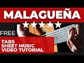 Malaguena - Classical Guitar Tutorial Part 1/7 - EliteGuitarist.com