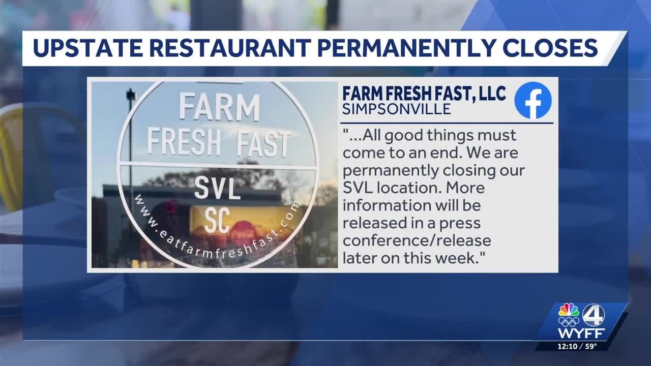 Greenville restaurant announces permanent closure