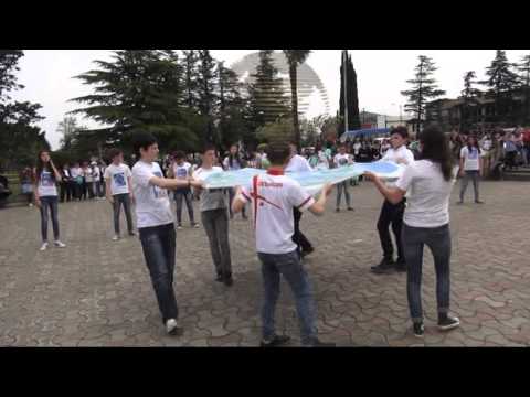Flashmob გავუფრთხილდეთ დედამიწას! ხობი 29 აპრილი 2015