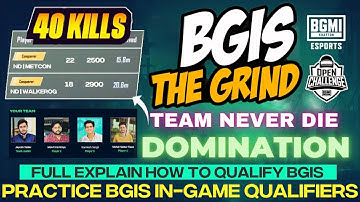 BGIS In Game Qualifiers Practice Match | How to GUARANTED QUALIFY for BGIS 2023 Detailed Explanation