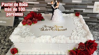 PASTEL Boda de 100 personas