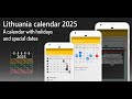 Lithuania Calendar 2025 Lithuania Calendar 2025