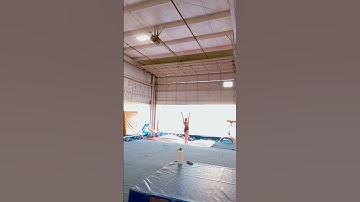 Front layout + front tuck! [8-17-25] #gymnast