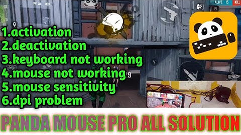 panda mouse pro all problem solution/DEACTIVATION/activation/keyboard and mouse/mouse sensitivity