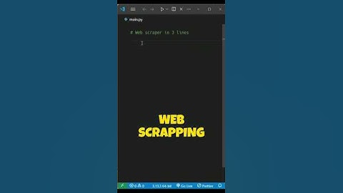 Scrape Any Website in 3 Lines with Python! 🕸️💻 #coding #python #programming #shorts #viral #lispacy