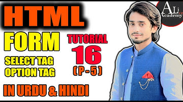 How we create dropdown list in HTML5(Complete HTML5 and CSS3 Course 2023)