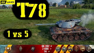 World of Tanks T78 Replay - 8 Kills 2.4K DMG(Patch 1.6.1)