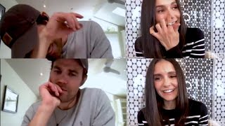 Nina Dobrev and Paul Wesley on tvd recap podcast