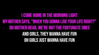 Girls Just Want to Have Fun • Cyndi Lauper • Lyrics To Training