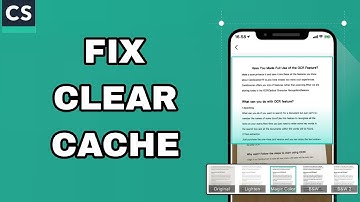 How To Fix And Solve Clear Cache On CamScanner App | Final Solution