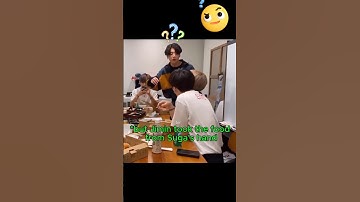 suga eat and Jungkook thought he would eat but Jimin took the food from Suga