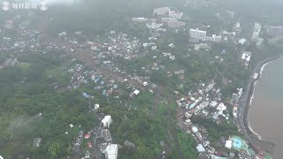 熱海土石流、なお安否不明約20人　捜索を再開　被災建物は約130棟