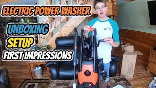 Paxcess Electric Power Washer | Unboxing, Setup, Initial Impressions! | Good for Lawn Care business
