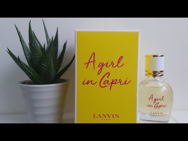 Lanvin's A Girl in Capri - an honest review of this fruity summer fragrance. class=