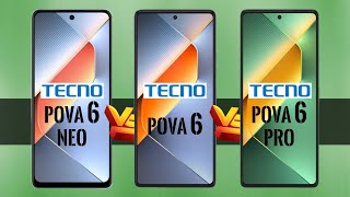 Tecno Pova 6 Neo Vs Tecno Pova 6 Vs Tecno Pova 6 Pro