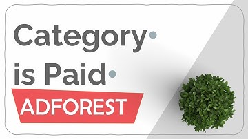 How to make category is paid - Adforest Theme