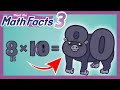 Meet the Math Facts Multiplication &amp; Division - 8 x 10 = 80 | Preschool Prep Company